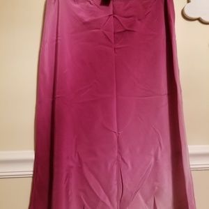 Pink Silk Limited Skirt